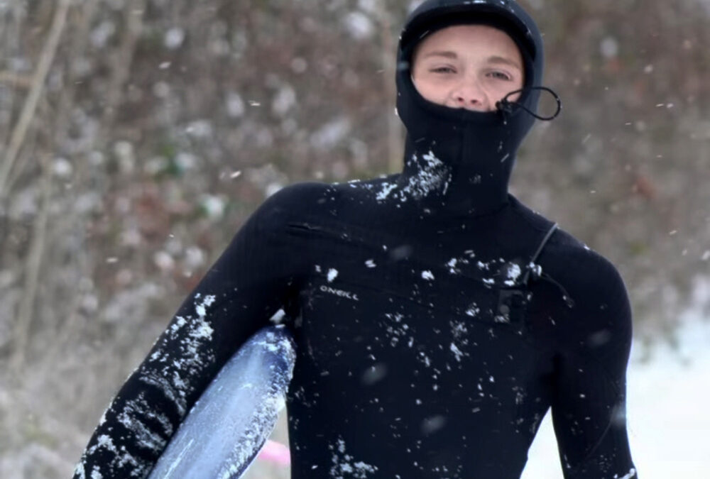 Brigantine teen surfs 1700 days in a row