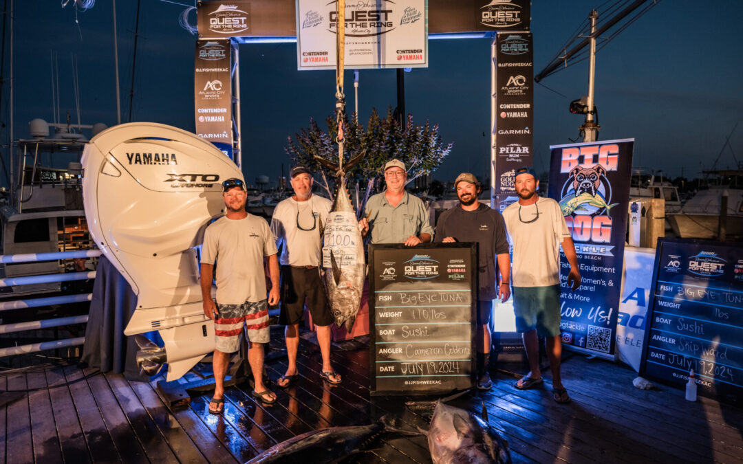 Jimmy Johnson’s ‘Quest for the Ring’ Championship Fishing Week Returns to Atlantic City, NJ and Ocean City, MD July 13-19, 2025