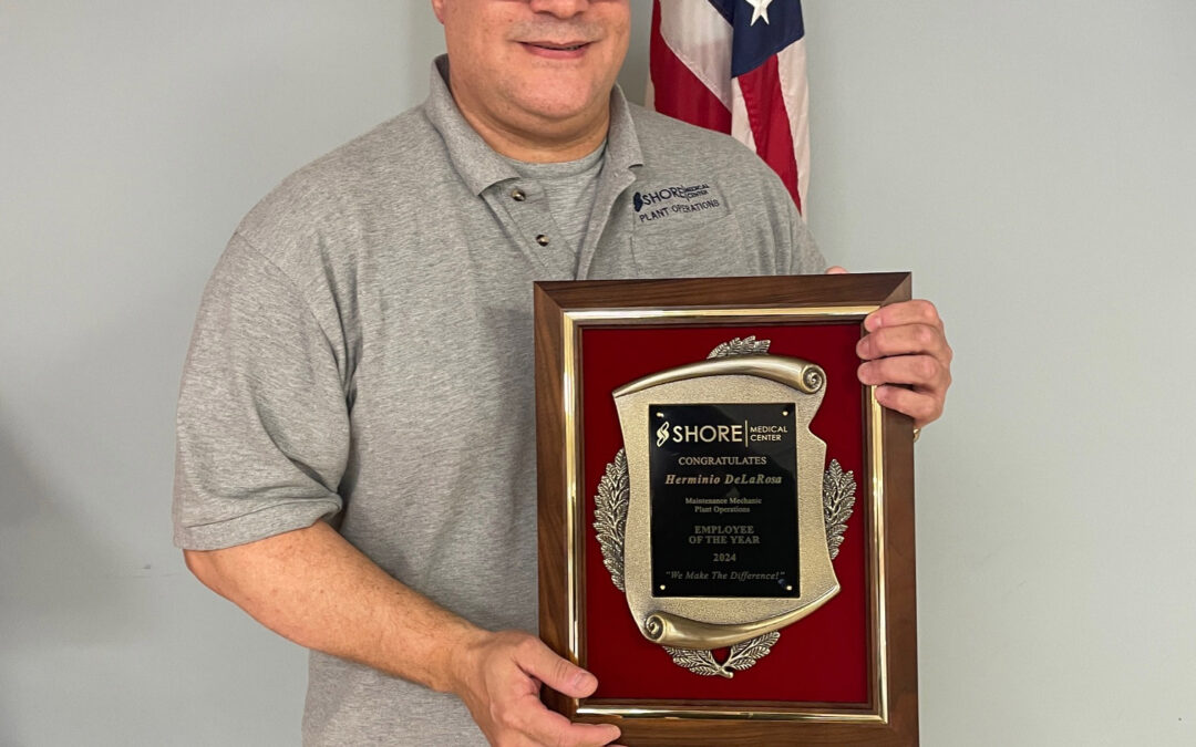 Shore Medical Center Names Maintenance Mechanic Herminio DeLaRosa of Mays Landing its Employee of the Year