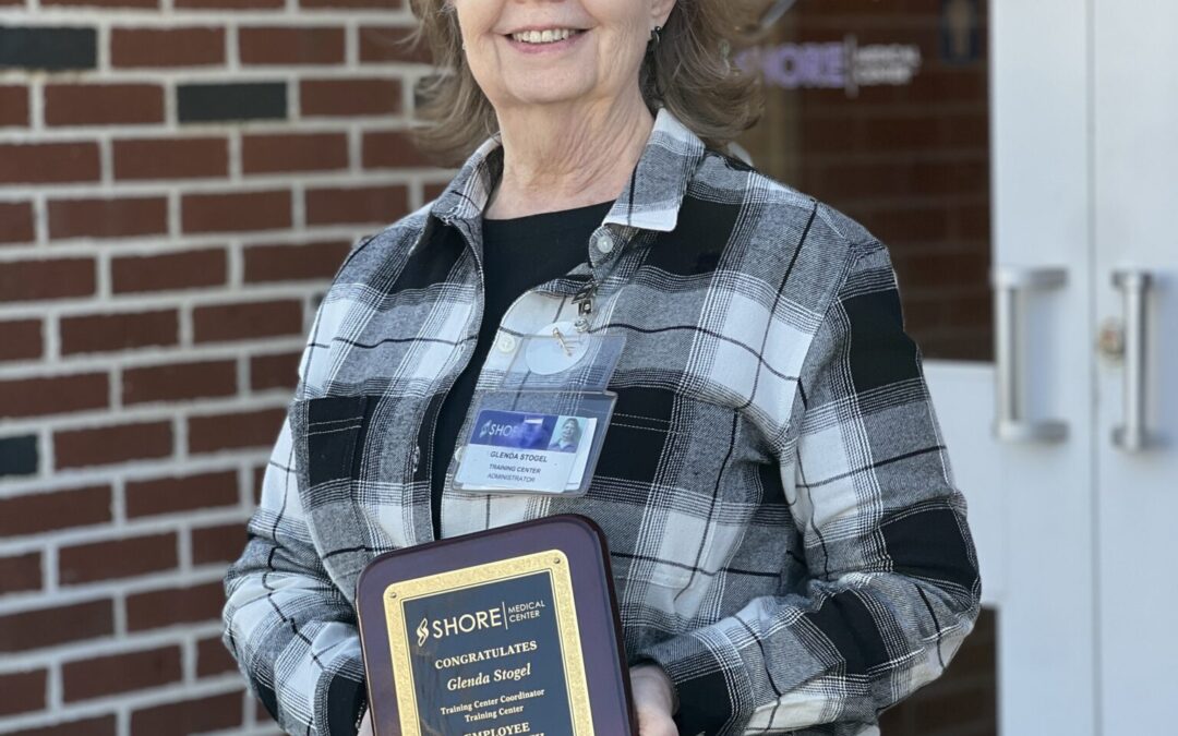 Shore Medical Center Names Life Support Training Coordinator Glenda Stogel of Egg Harbor Township its March Employee of the Month