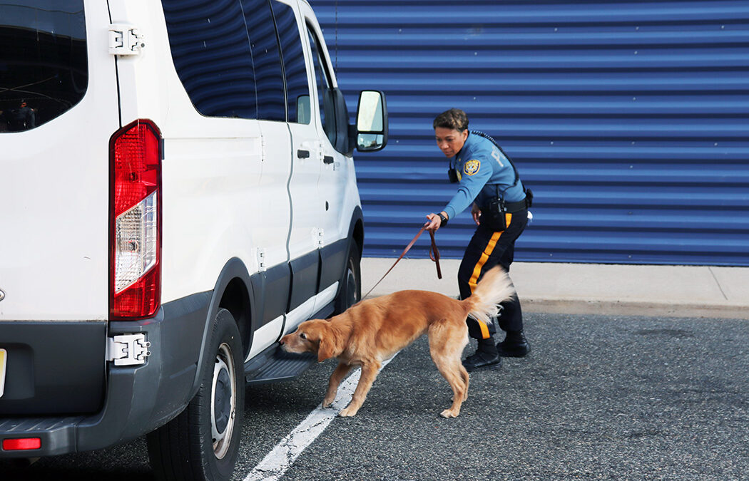 University Hosts K-9 Explosives Detection Training; Chief Qualifies for National Trials